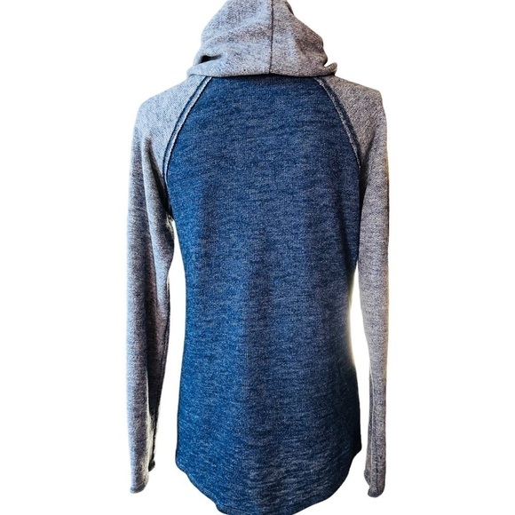 KUHL WOMENS PULLOVER NOVA COWL NECK BLUE SWEATER SIZE LARGE - Picture 7 of 10